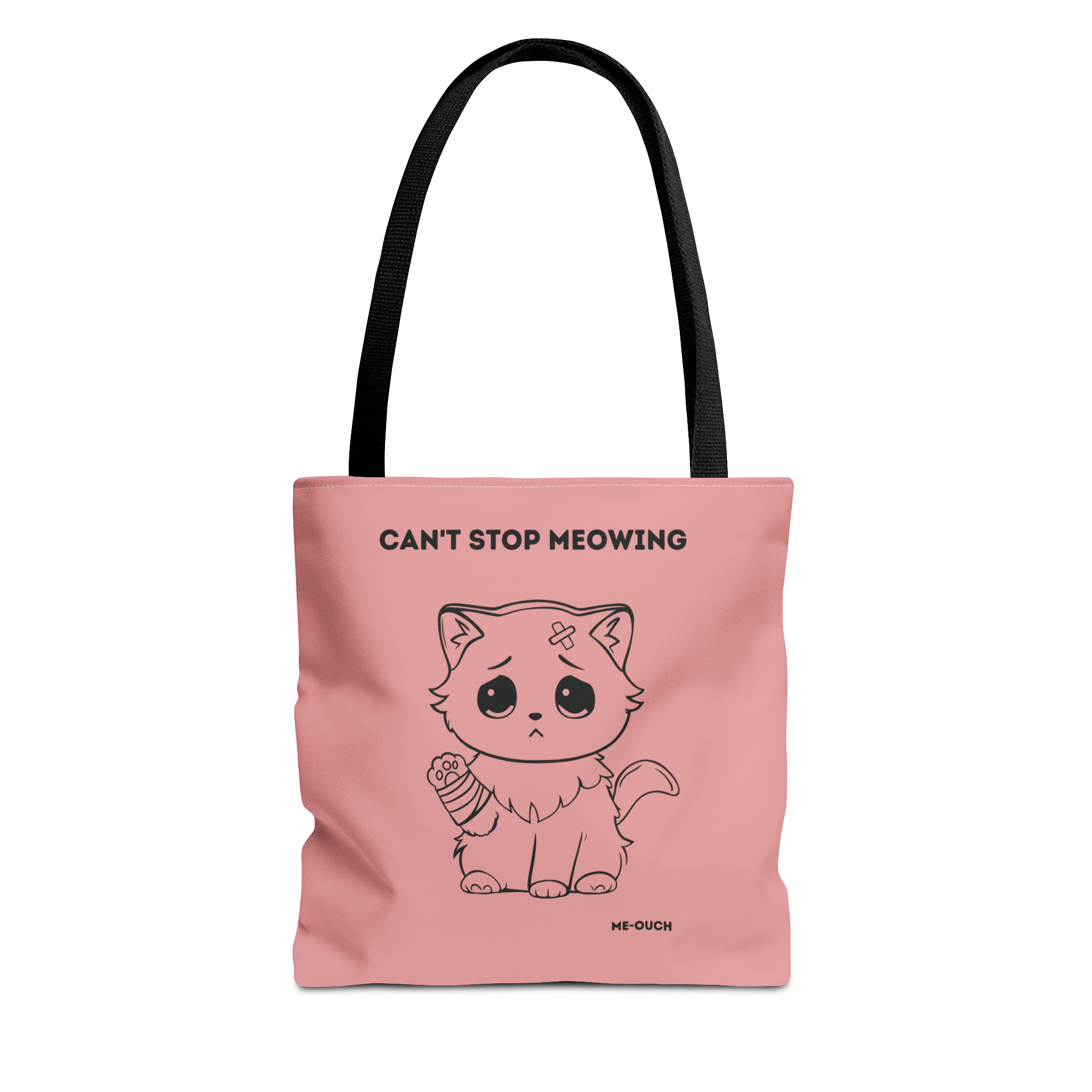 Me-Ouch Can't Stop Meowing Tote Bag