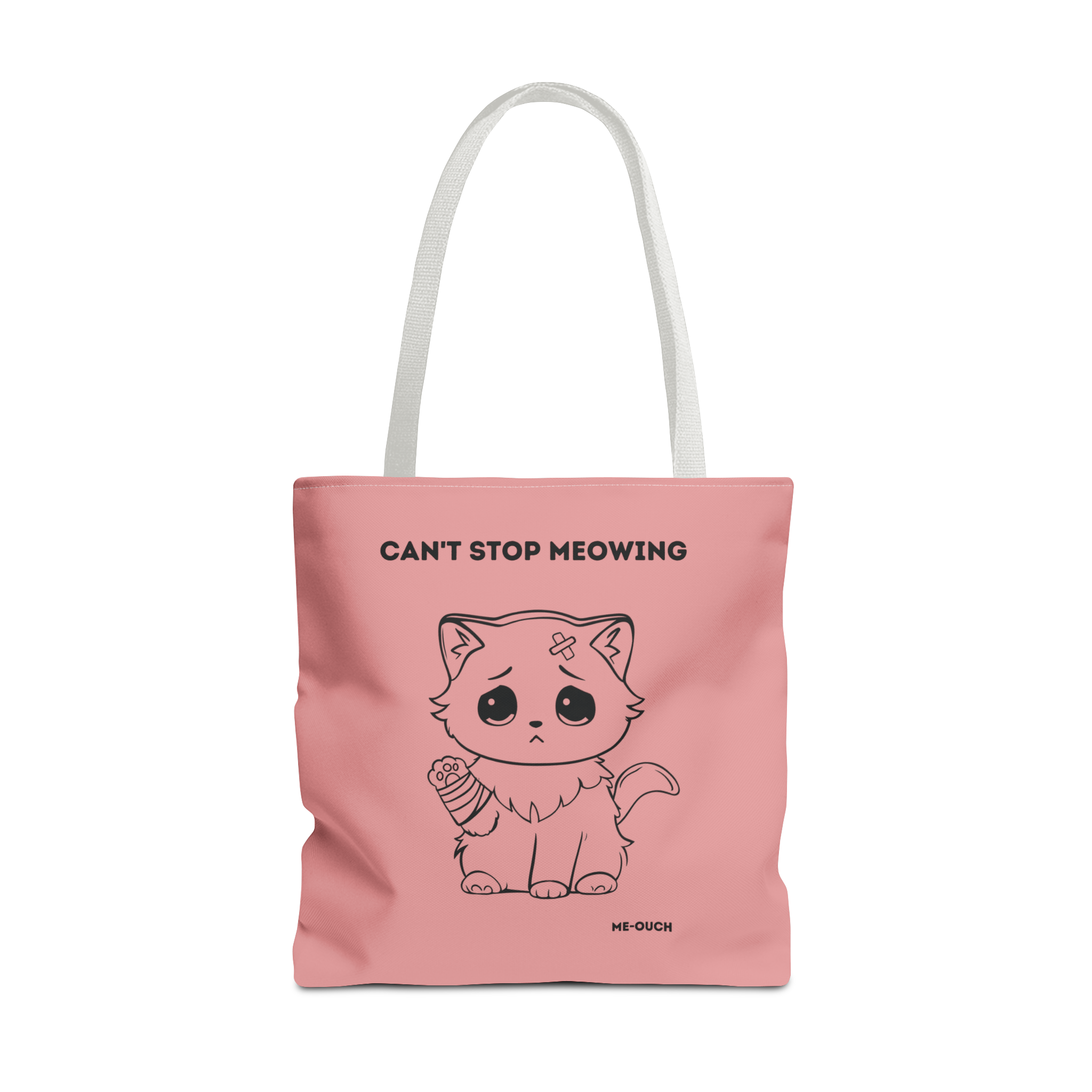Me-Ouch Can't Stop Meowing Tote Bag