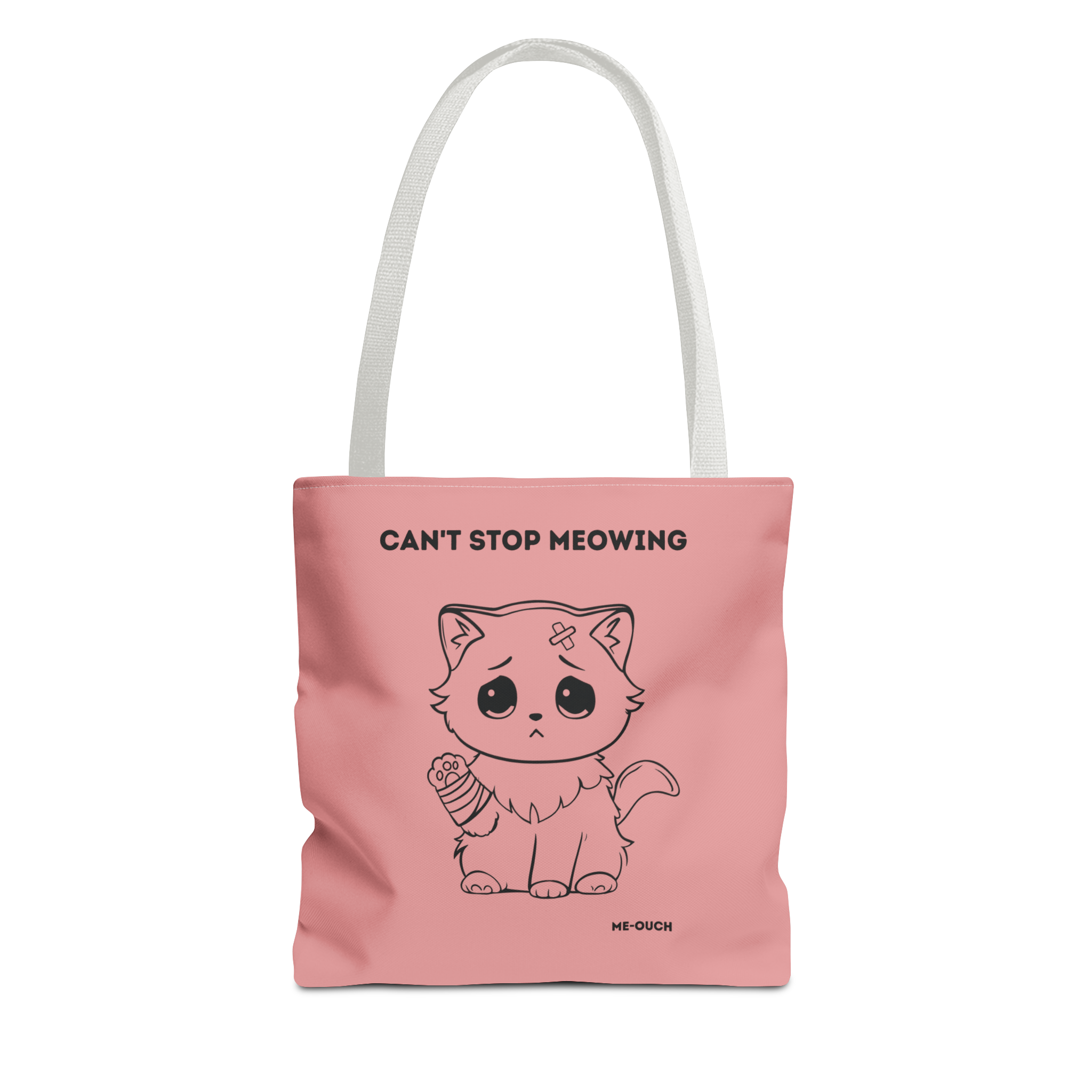 Me-Ouch Can't Stop Meowing Tote Bag