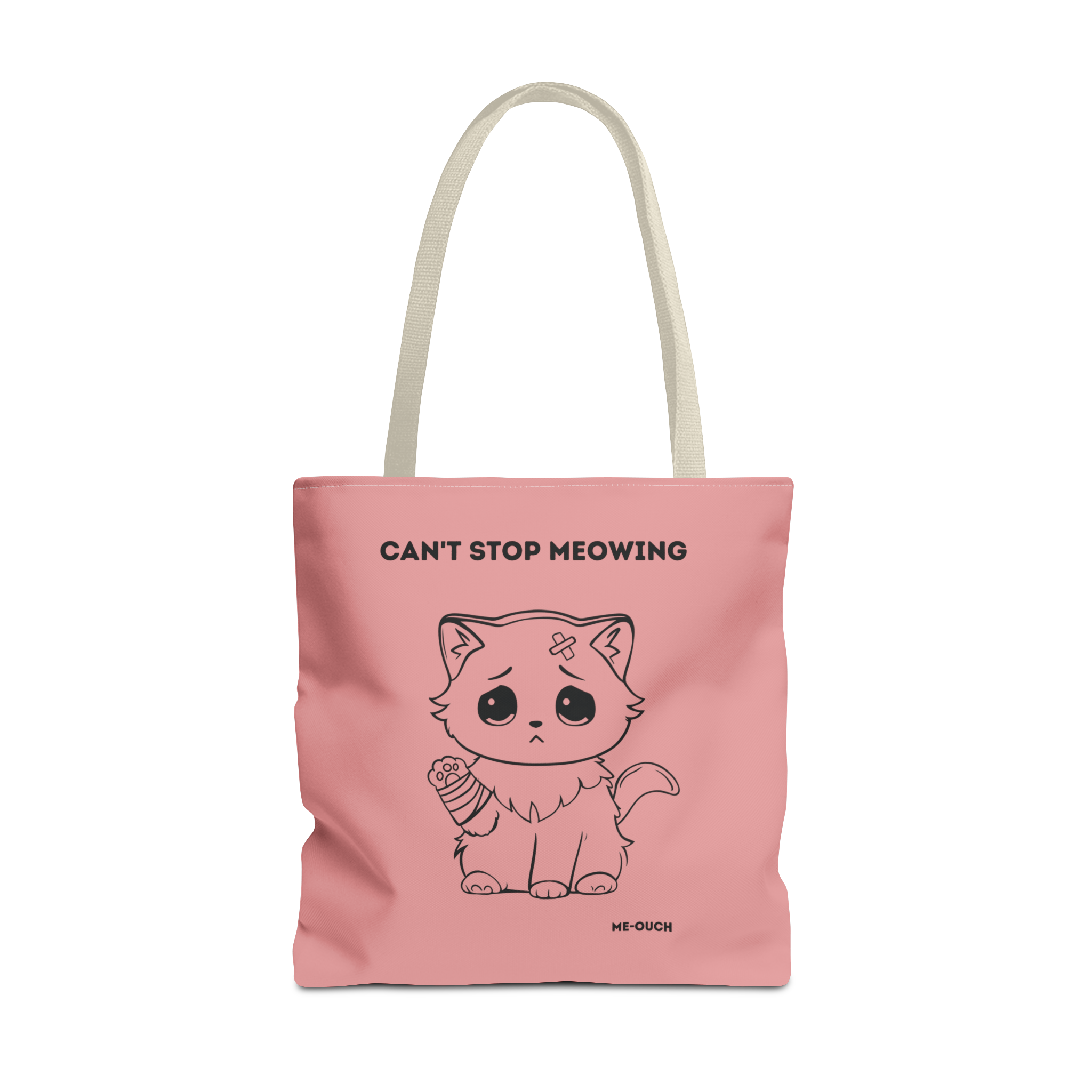 Me-Ouch Can't Stop Meowing Tote Bag