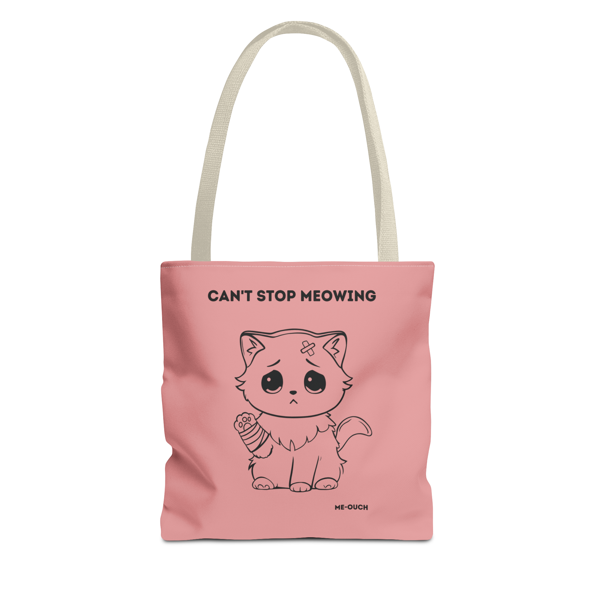 Me-Ouch Can't Stop Meowing Tote Bag