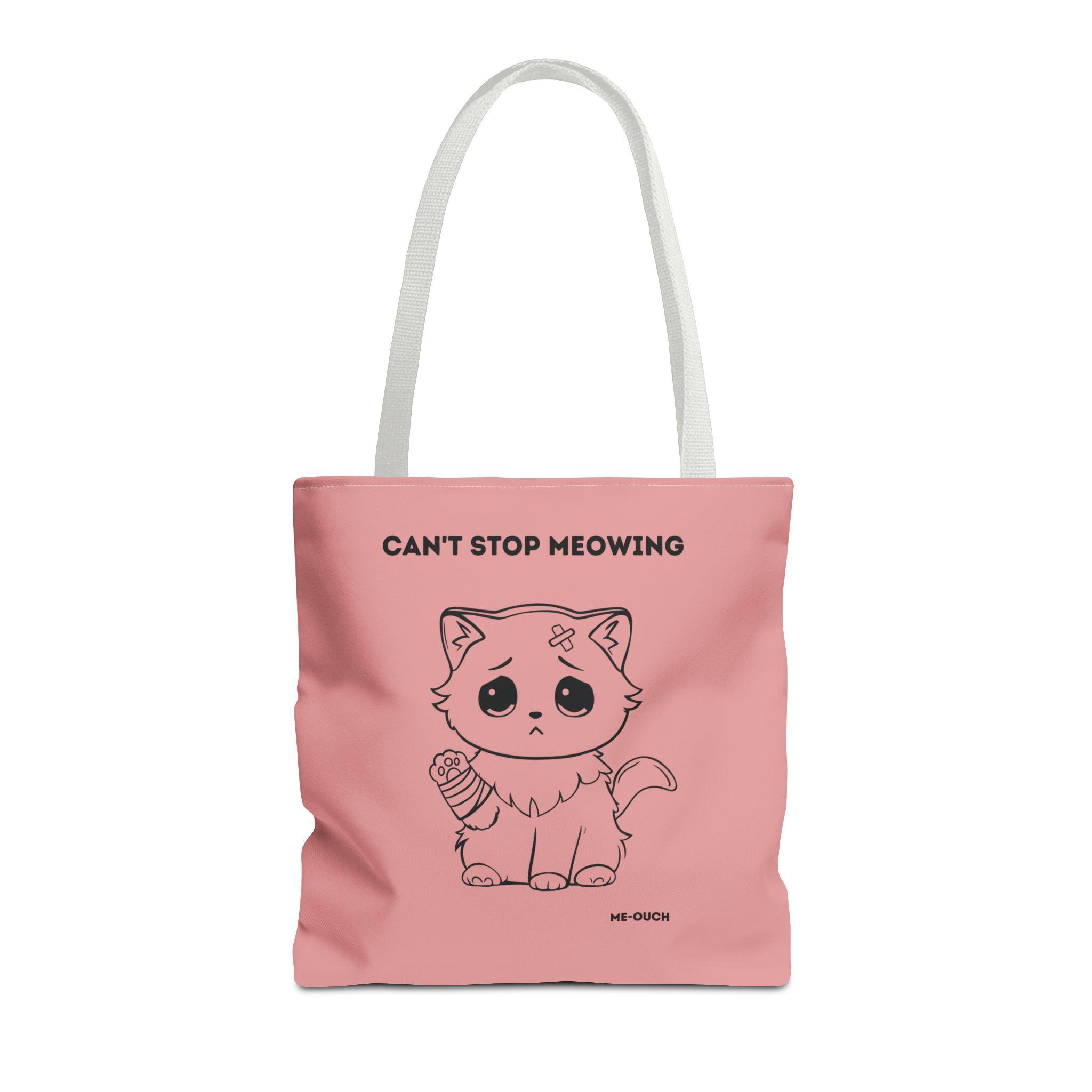 Me-Ouch Can't Stop Meowing Tote Bag