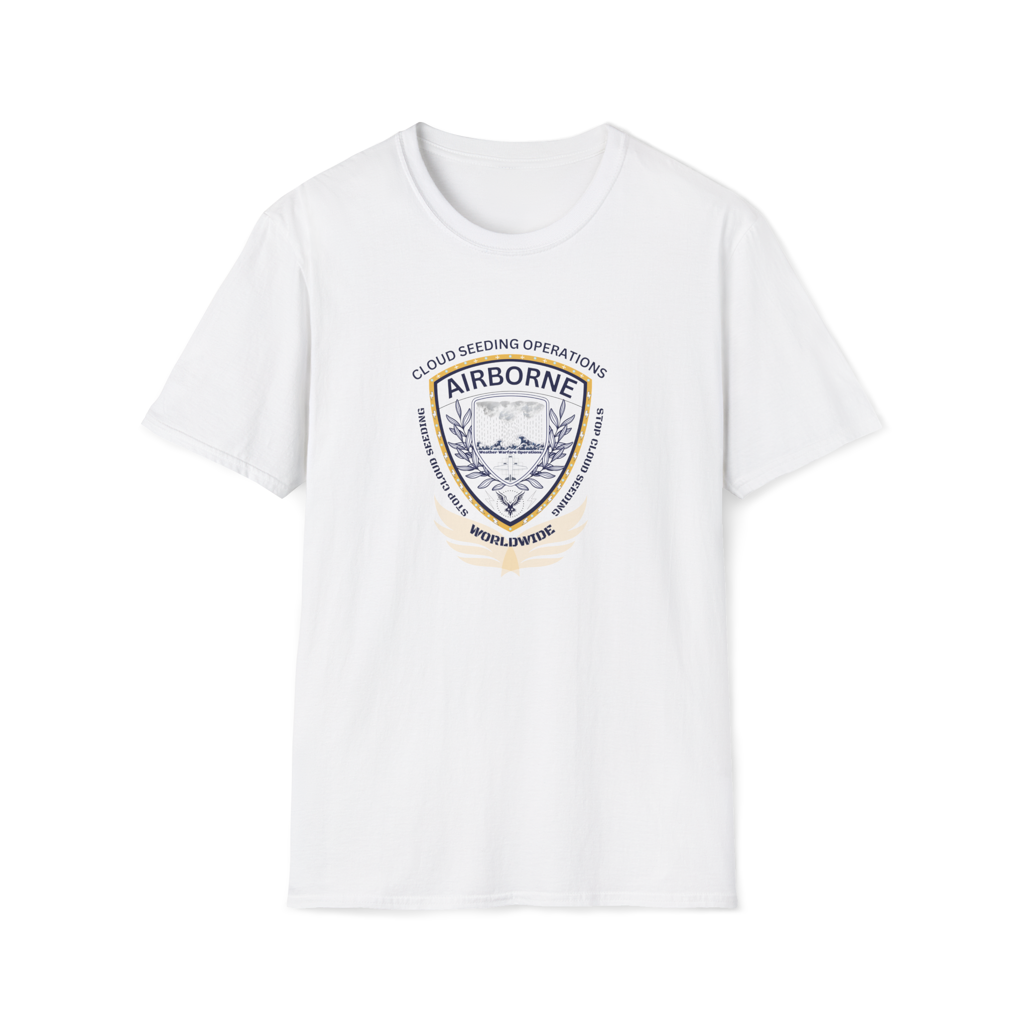 Cloud Seeding Operations Airborne T-Shirt