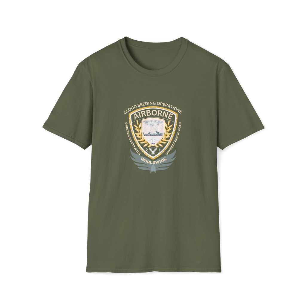 Cloud Seeding Operations Airborne T-Shirt