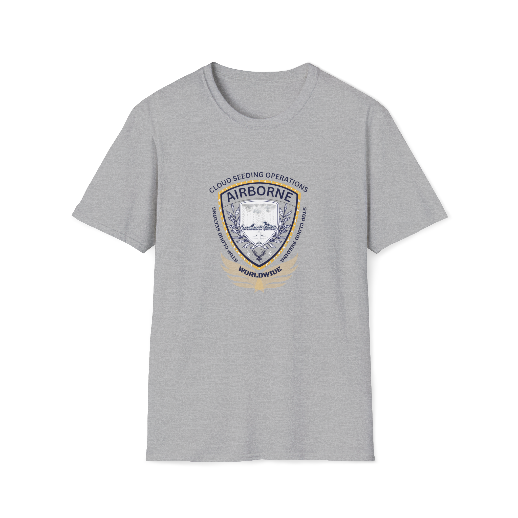 Cloud Seeding Operations Airborne T-Shirt