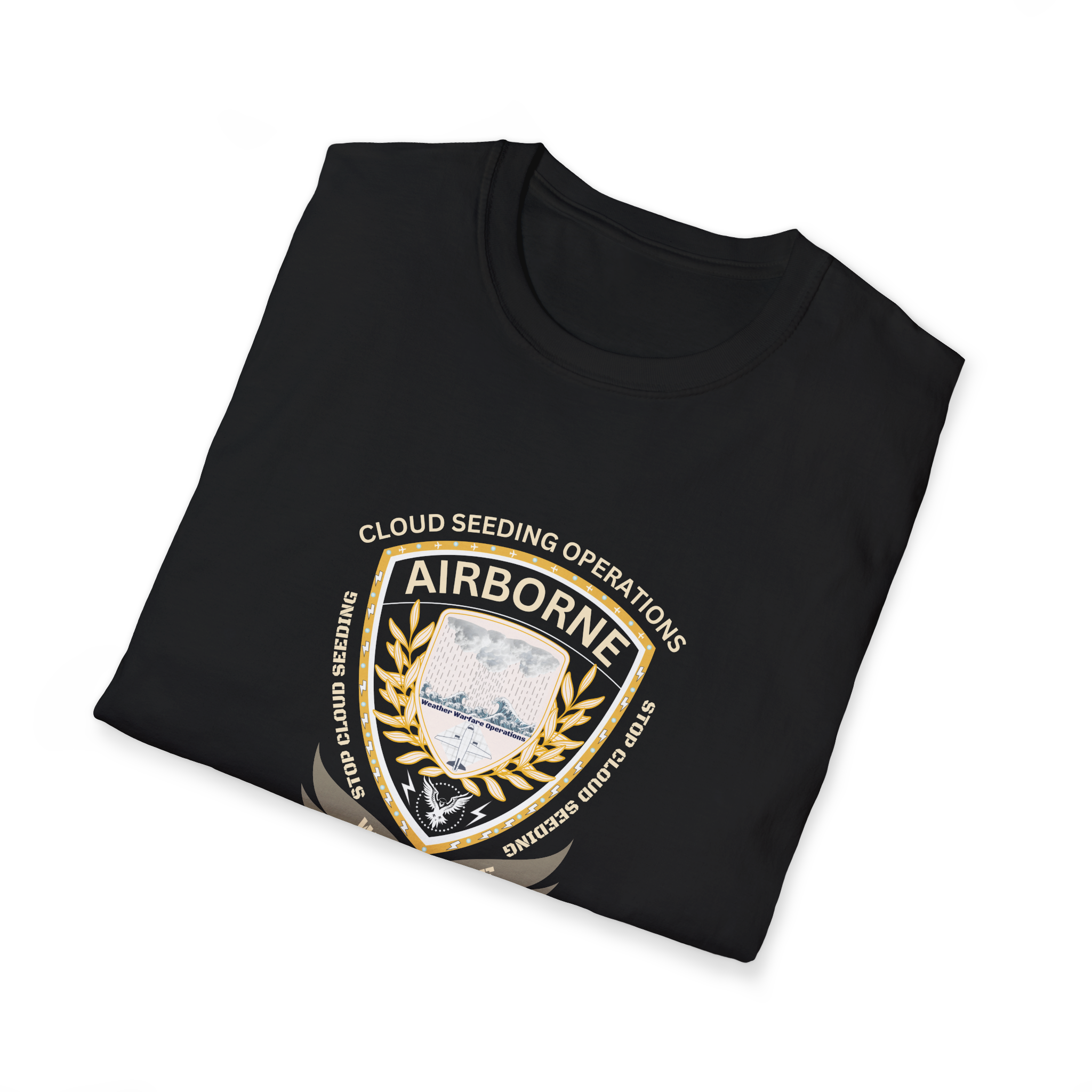 Cloud Seeding Operations Airborne T-Shirt