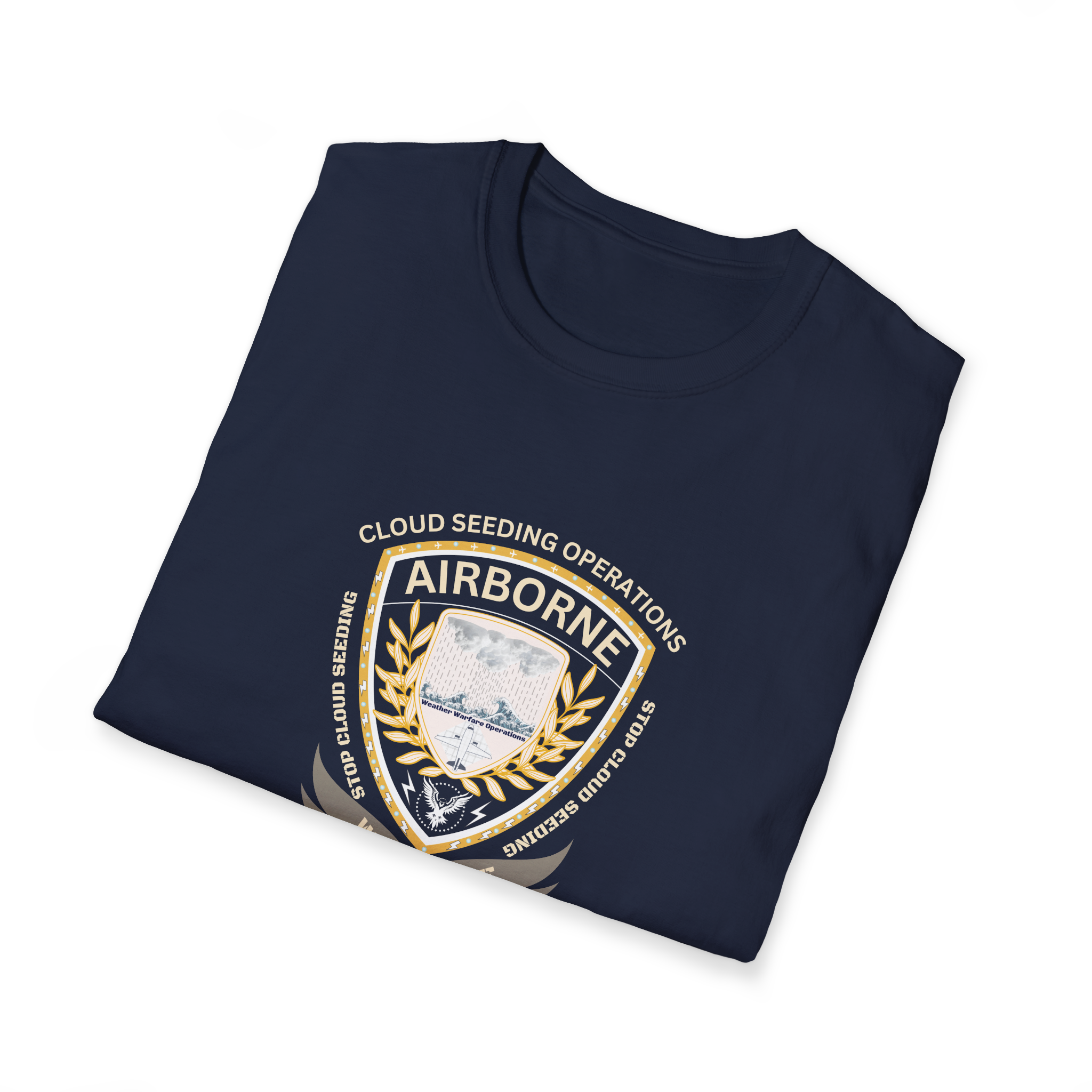 Cloud Seeding Operations Airborne T-Shirt