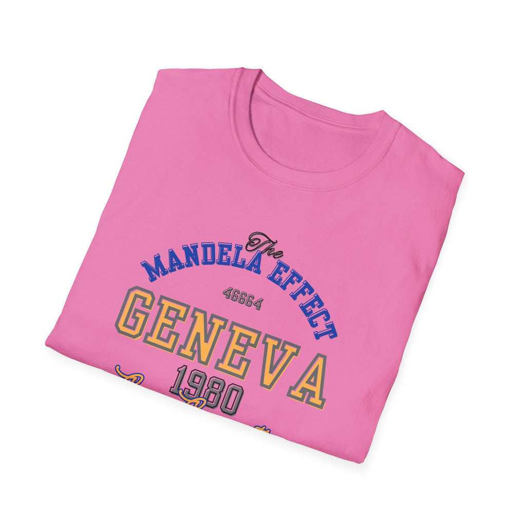 Mandela Effect T Shirt CERN Conspiracy Geneva 1980 Tee