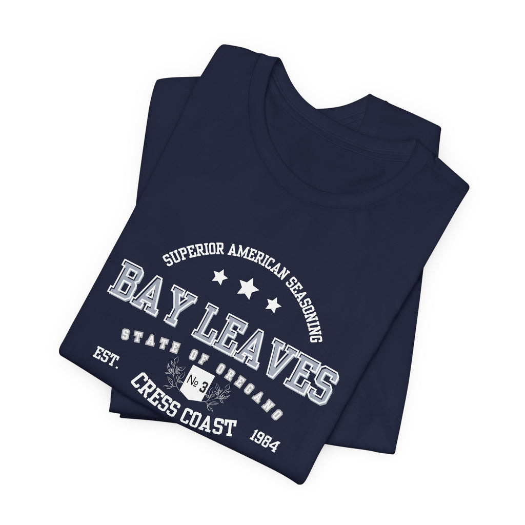 Bay Leaves Cress Coast American Style Unisex Jersey Short Sleeve Tee
