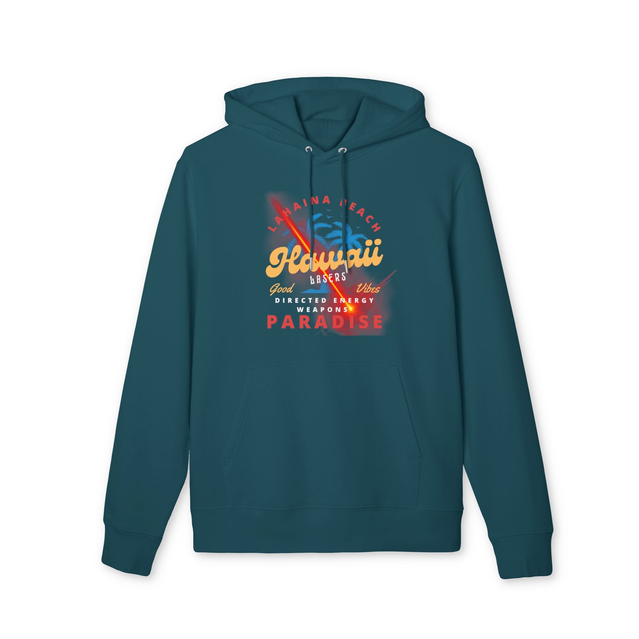 Lahaina Beach - Hawaii Lasers - Directed Energy Weapons Paradise Hoodie