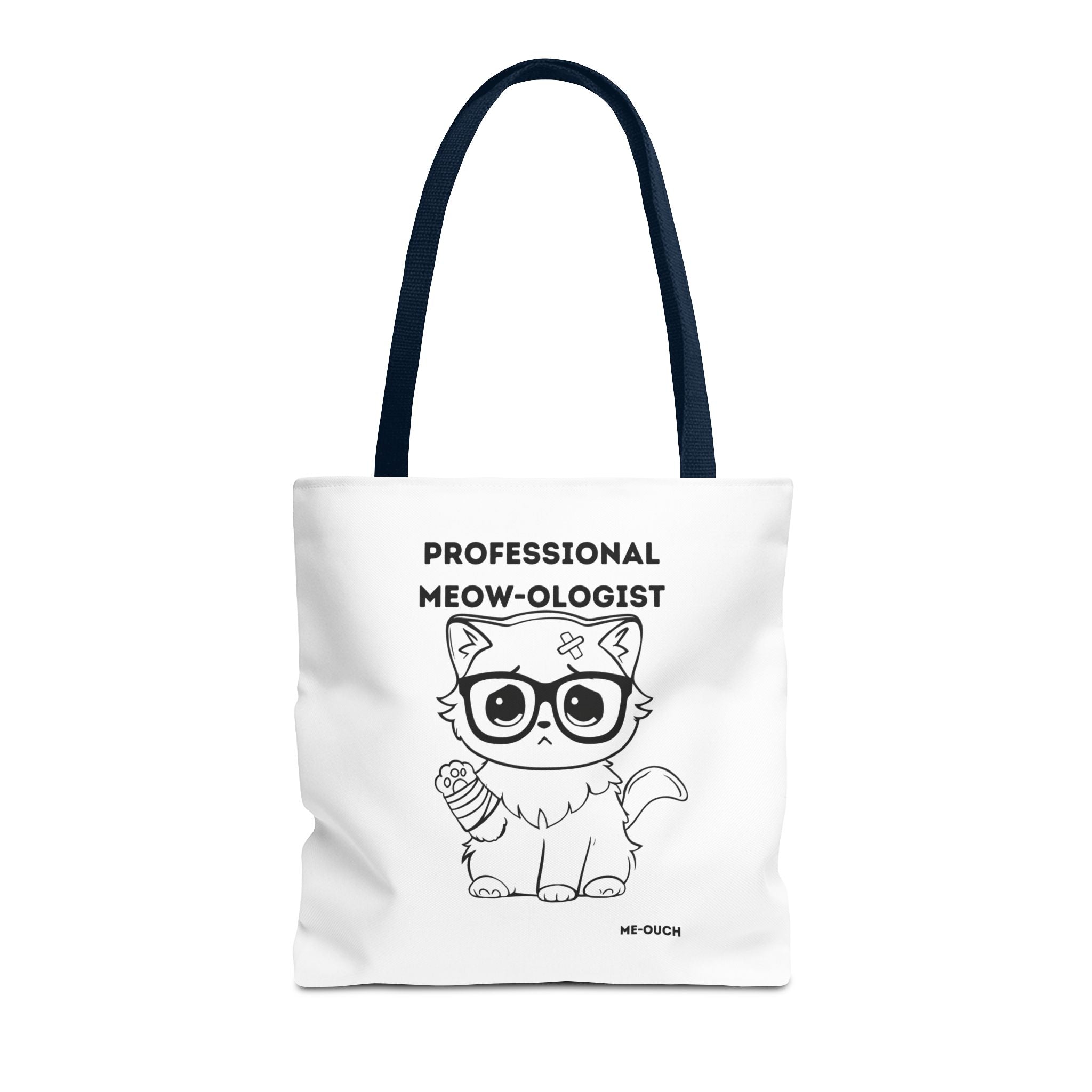 Me-Ouch Cat - Professional Meow-Ologist Tote Bag