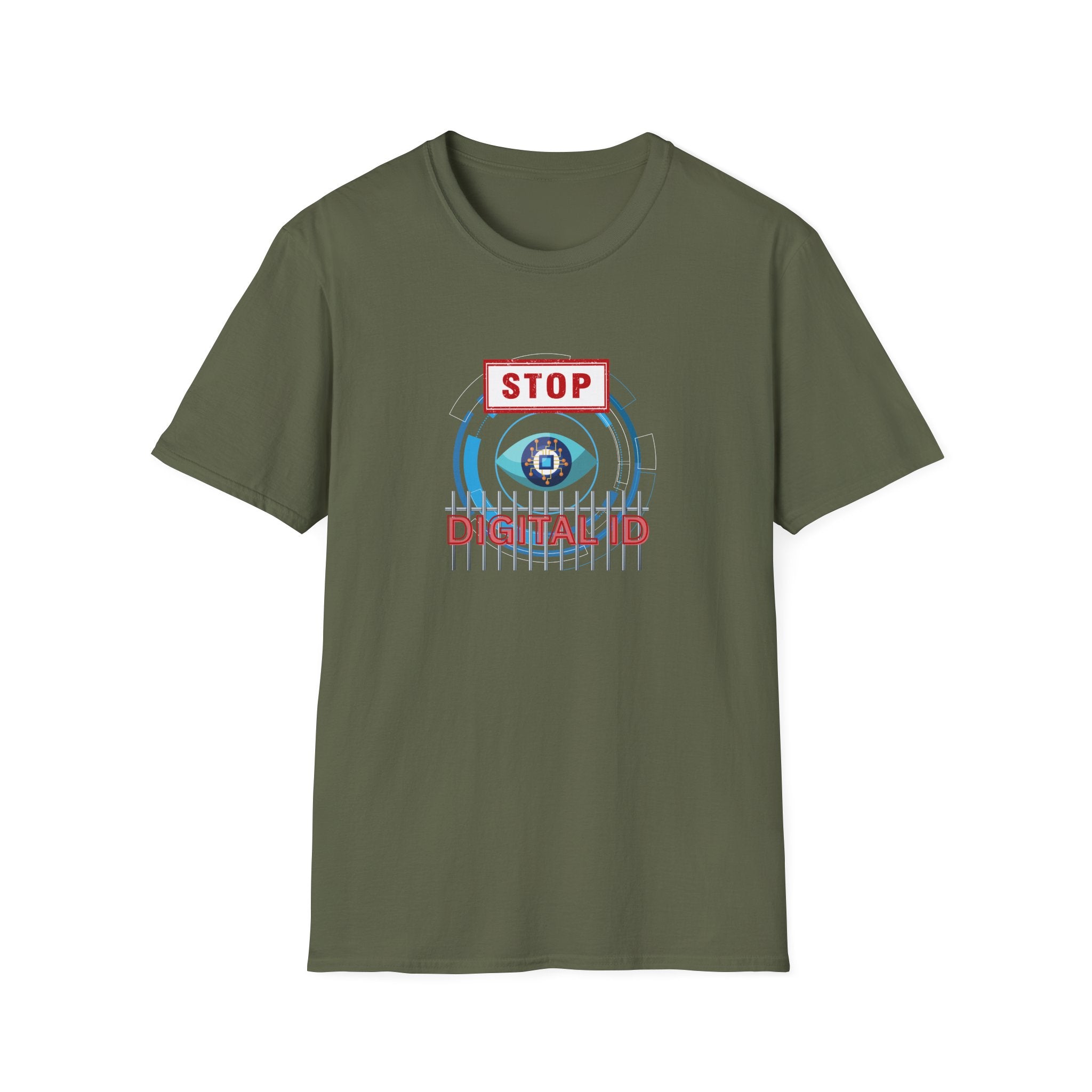 Stop Digital ID Protest T-Shirt