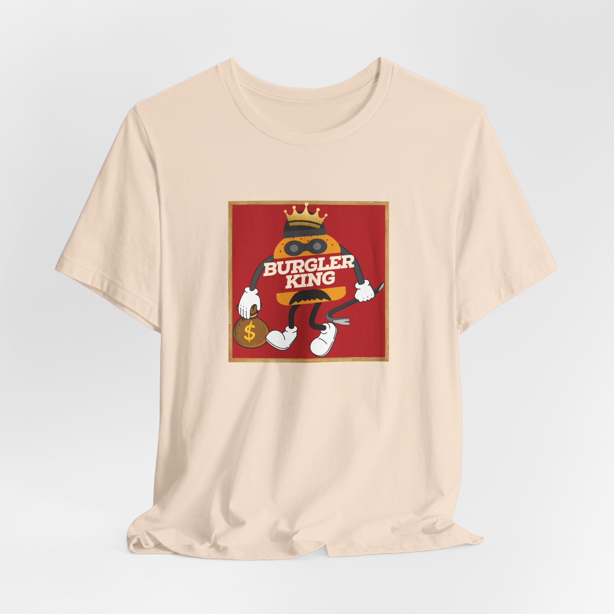 Burgler King Character T-Shirt