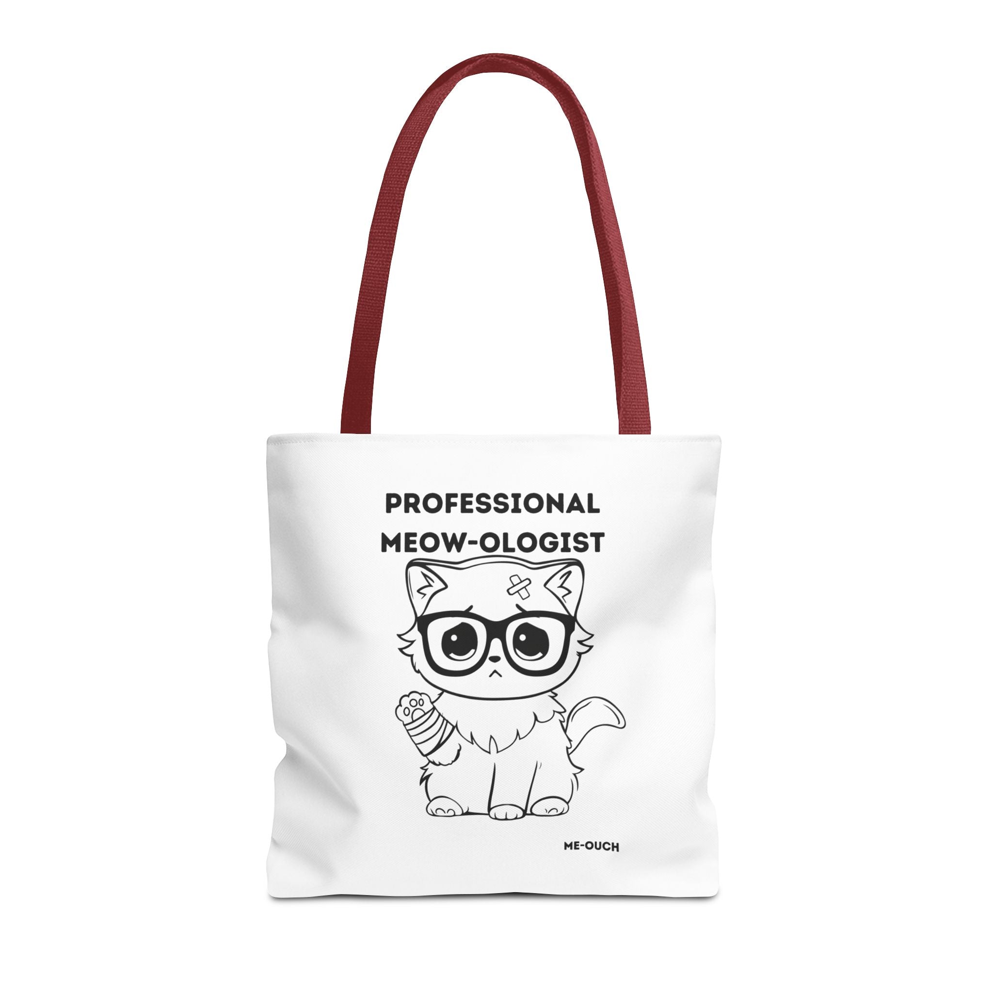 Me-Ouch Cat - Professional Meow-Ologist Tote Bag