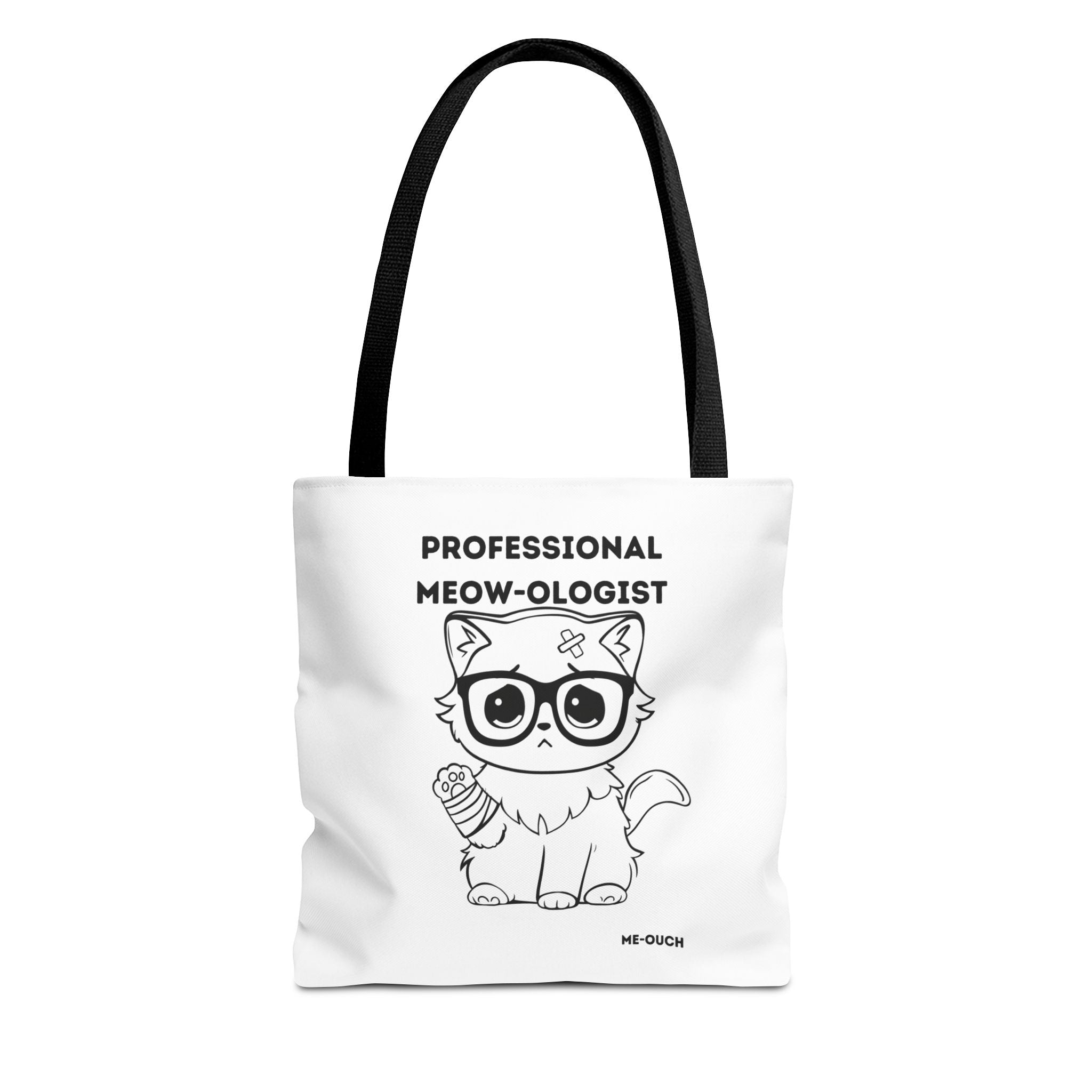 Me-Ouch Cat - Professional Meow-Ologist Tote Bag