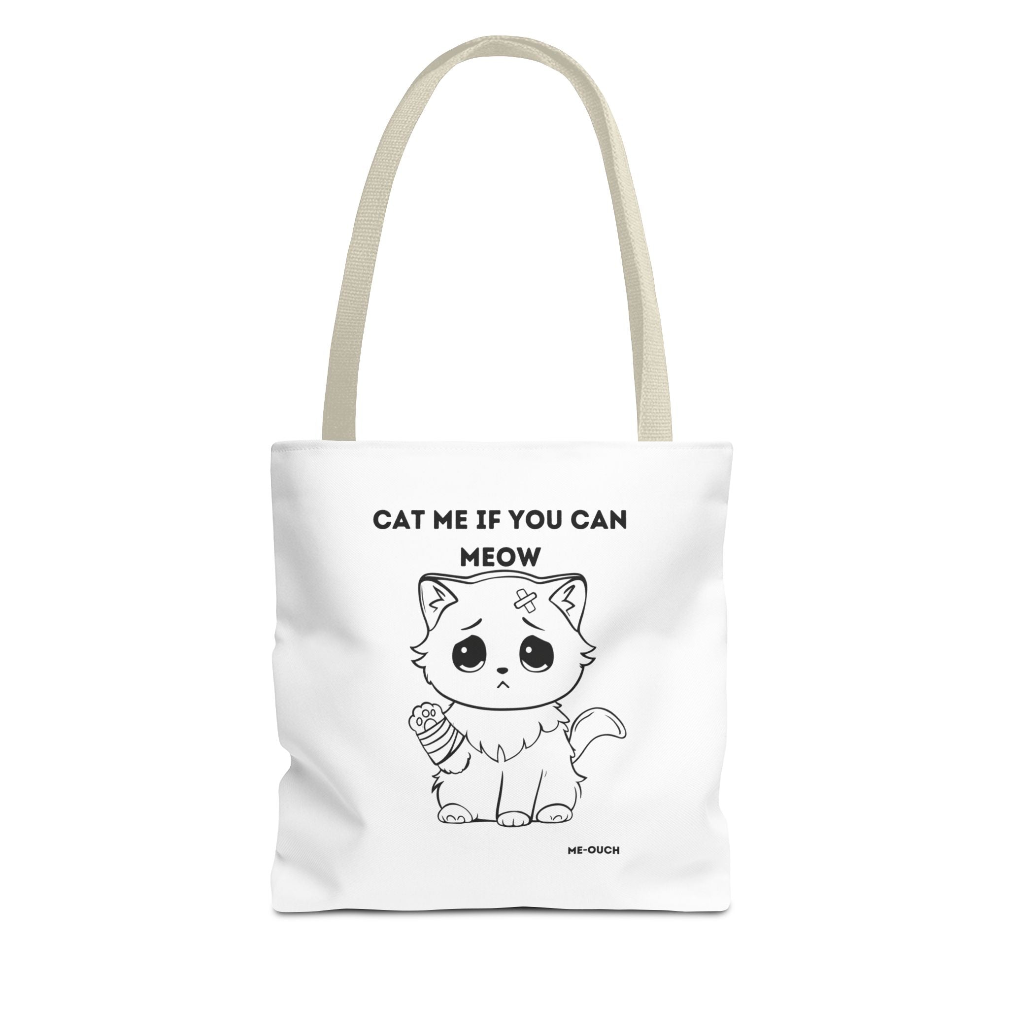 Me-Ouch Cat Me If You Can Meow Tote Bag