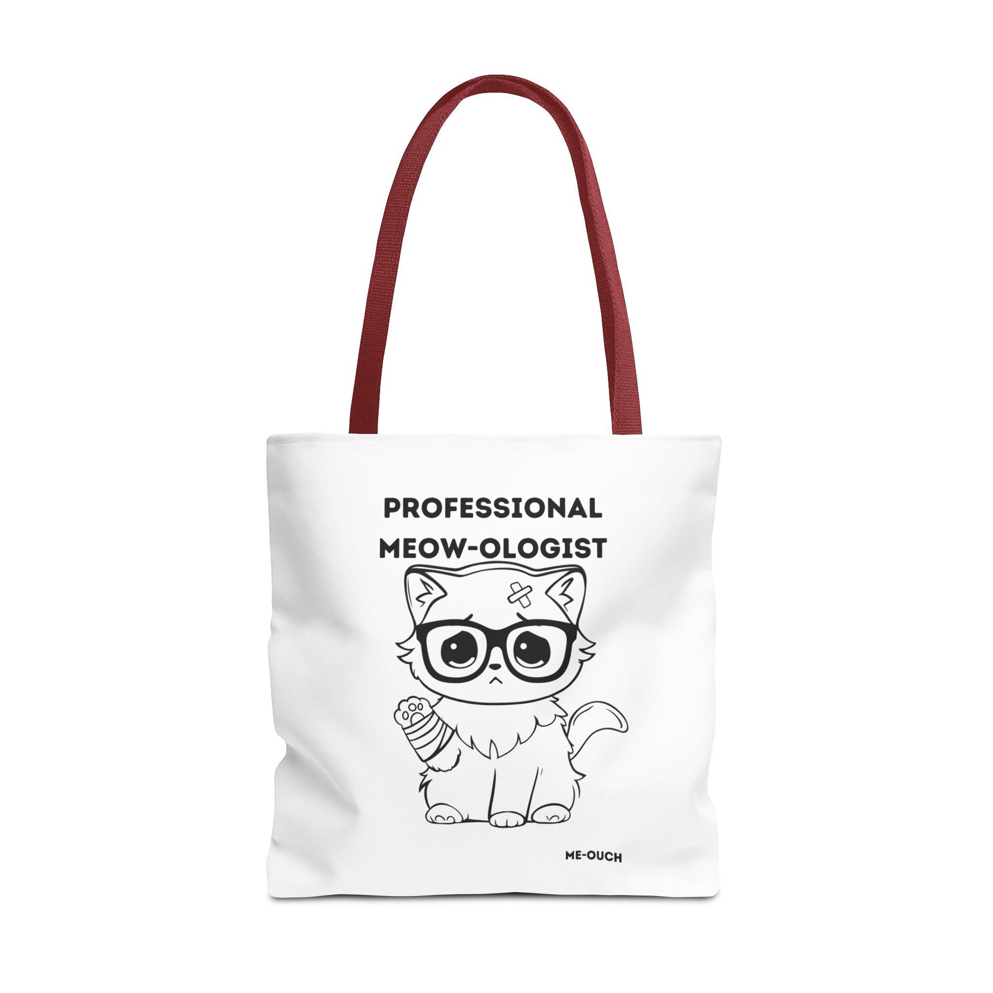 Me-Ouch Cat - Professional Meow-Ologist Tote Bag