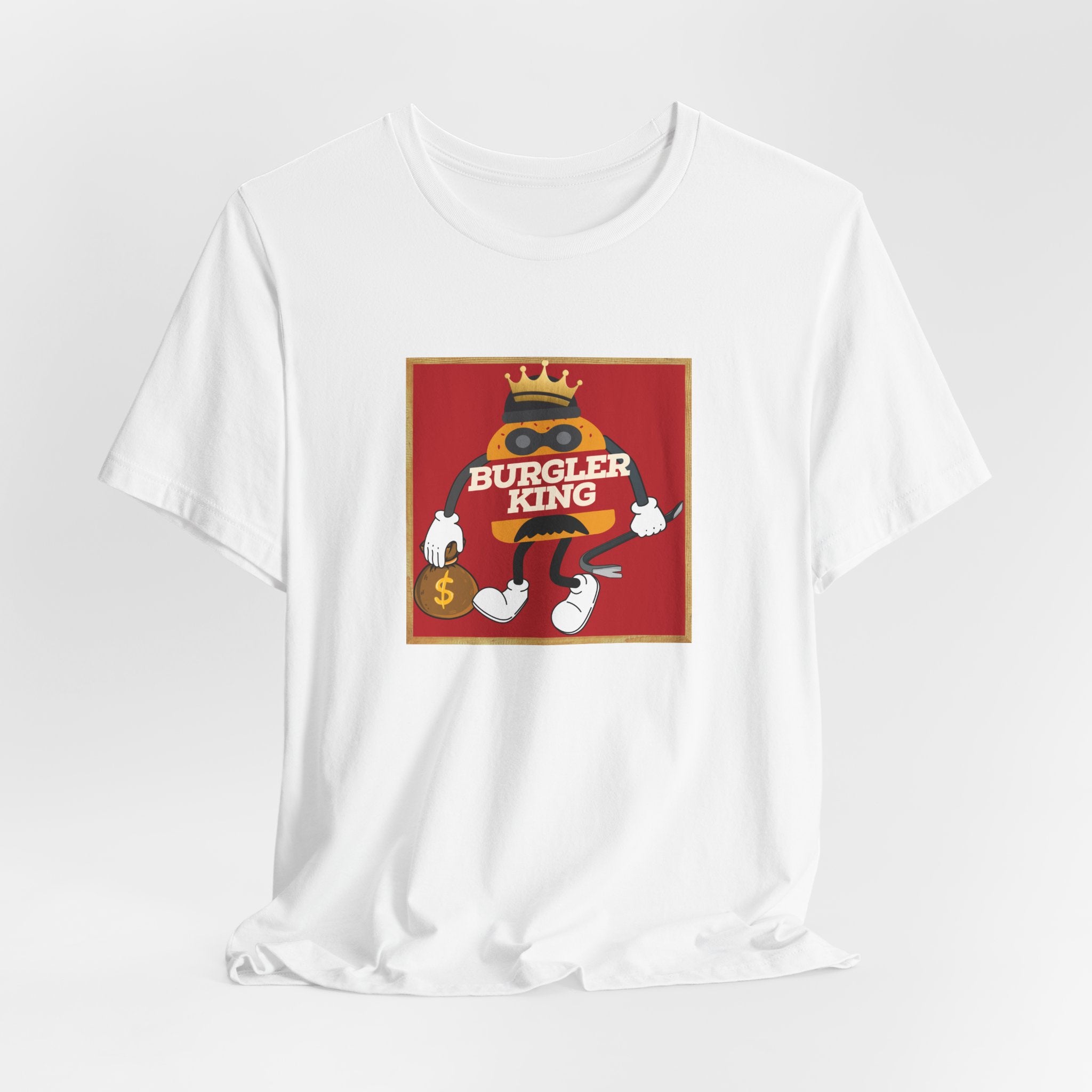 Burgler King Character T-Shirt