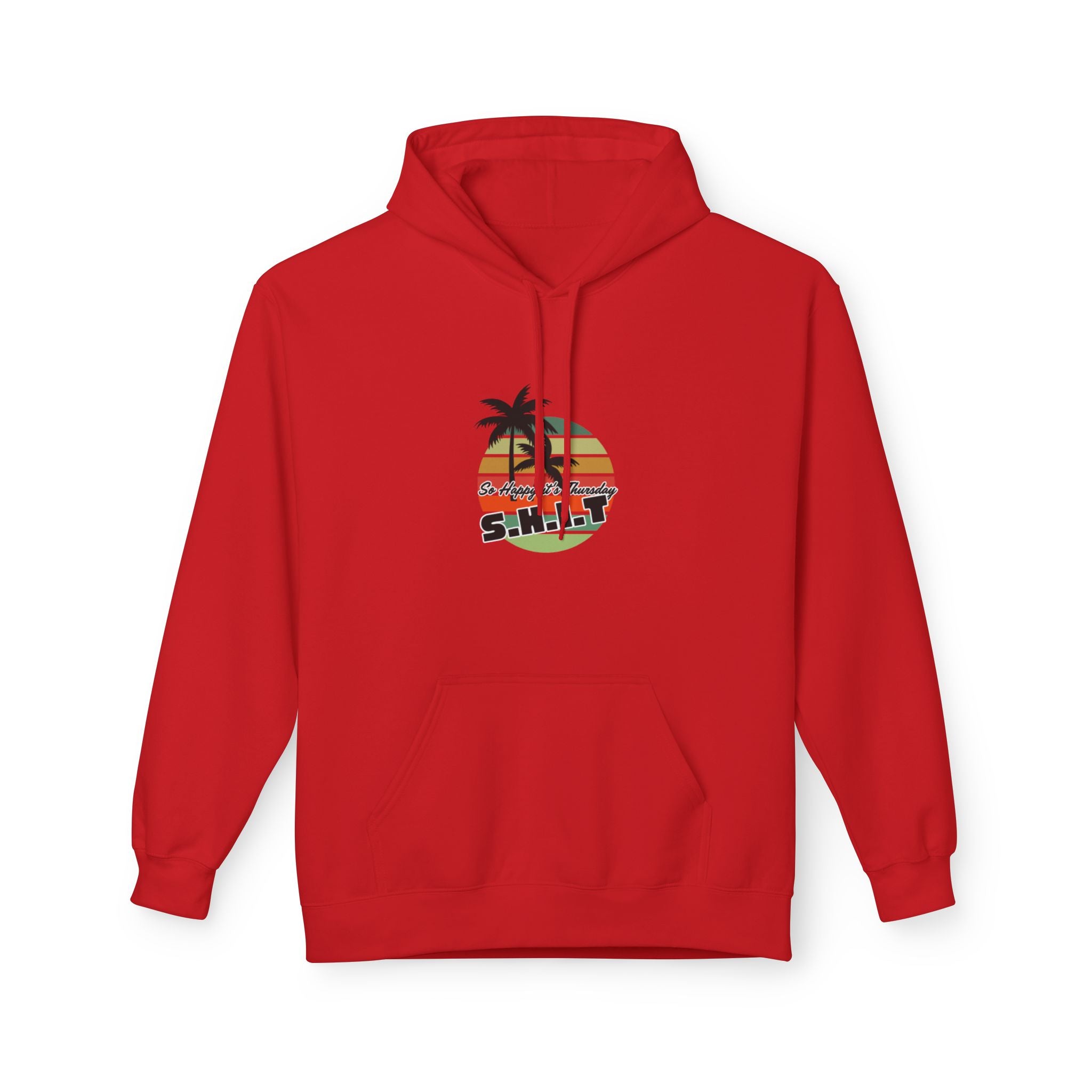 S.H.I.T. So Happy It's Thursday Unisex Softstyle Fleece Hoodie