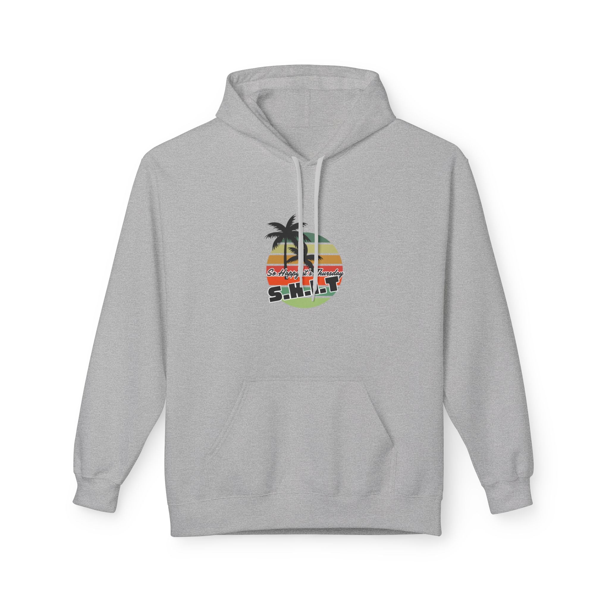 S.H.I.T. So Happy It's Thursday Unisex Softstyle Fleece Hoodie