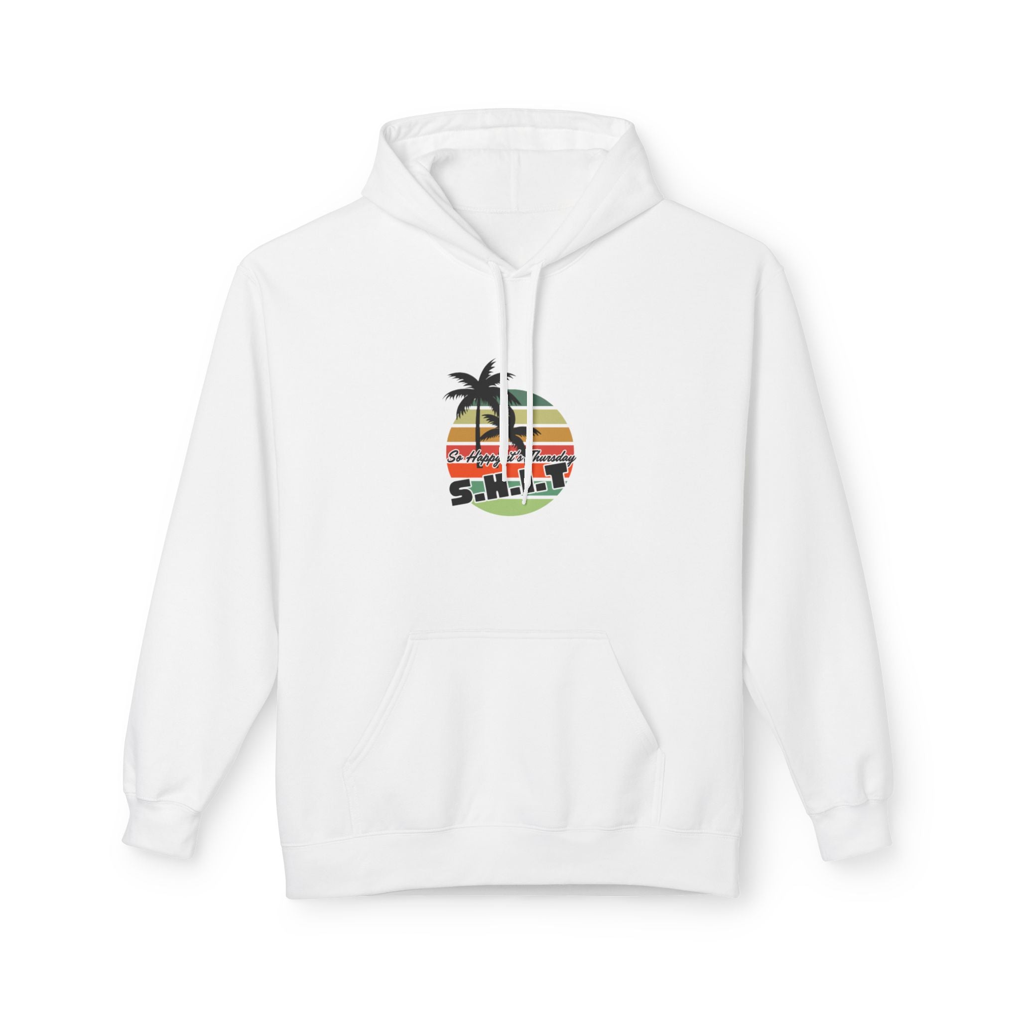 S.H.I.T. So Happy It's Thursday Unisex Softstyle Fleece Hoodie