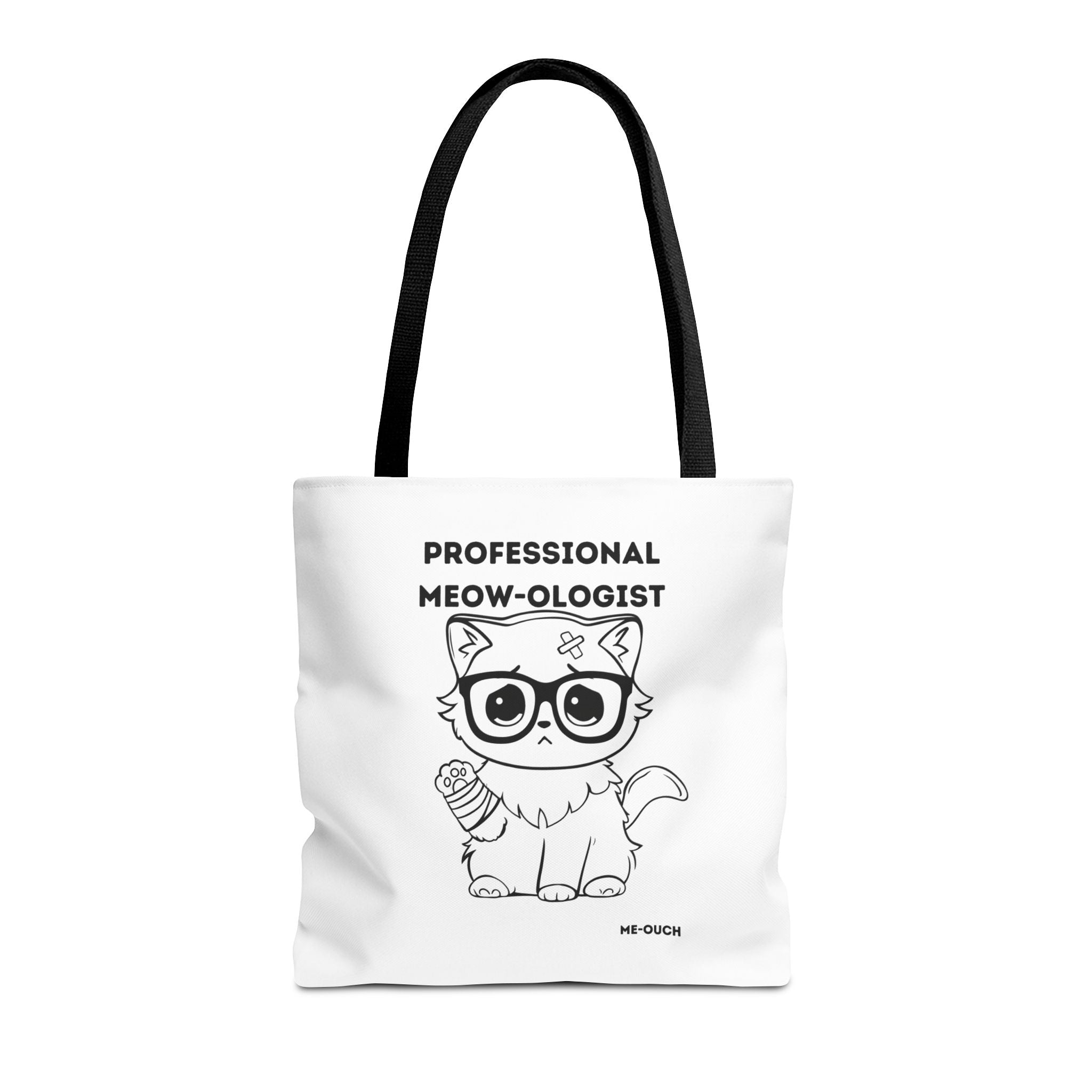 Me-Ouch Cat - Professional Meow-Ologist Tote Bag