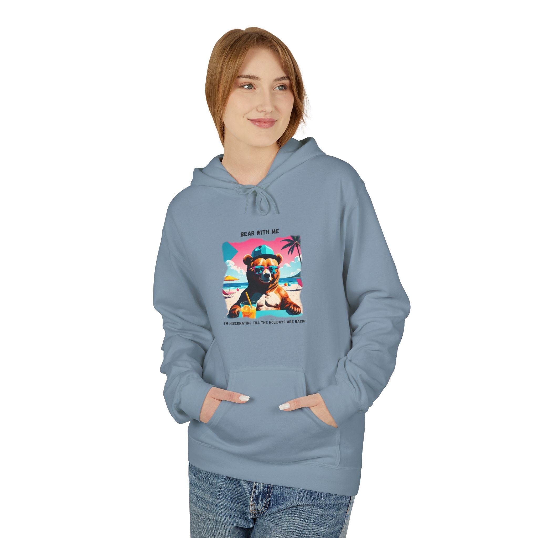 Bear With Me Unisex Midweight Softstyle Fleece Hoodie