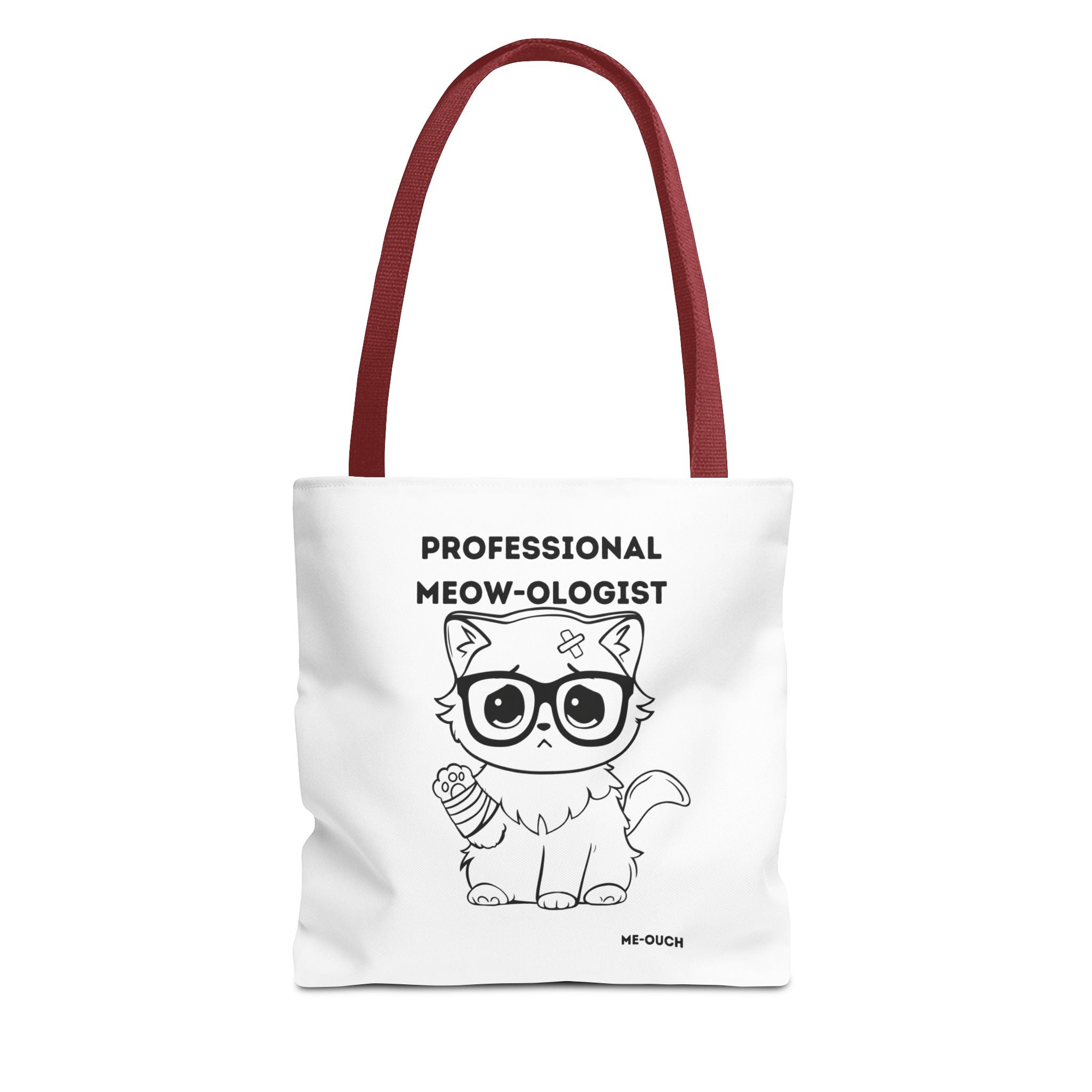 Me-Ouch Cat - Professional Meow-Ologist Tote Bag