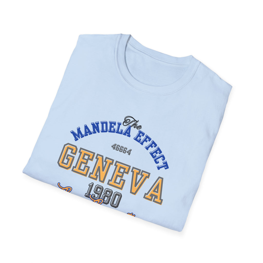 Mandela Effect T Shirt CERN Conspiracy Geneva 1980 Tee