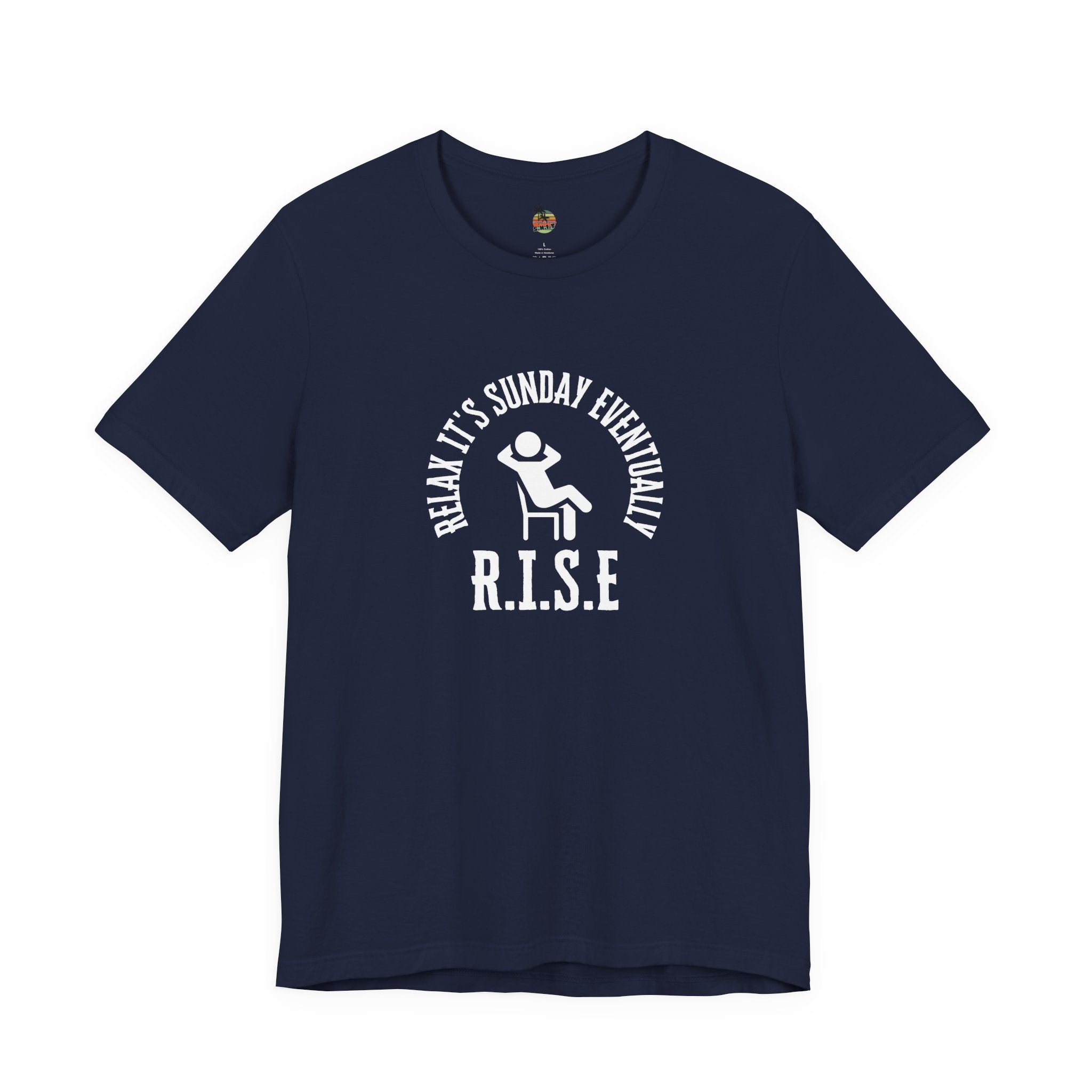 R.I.S.E. Relax It's Sunday Eventually Unisex Jersey Short Sleeve Tee
