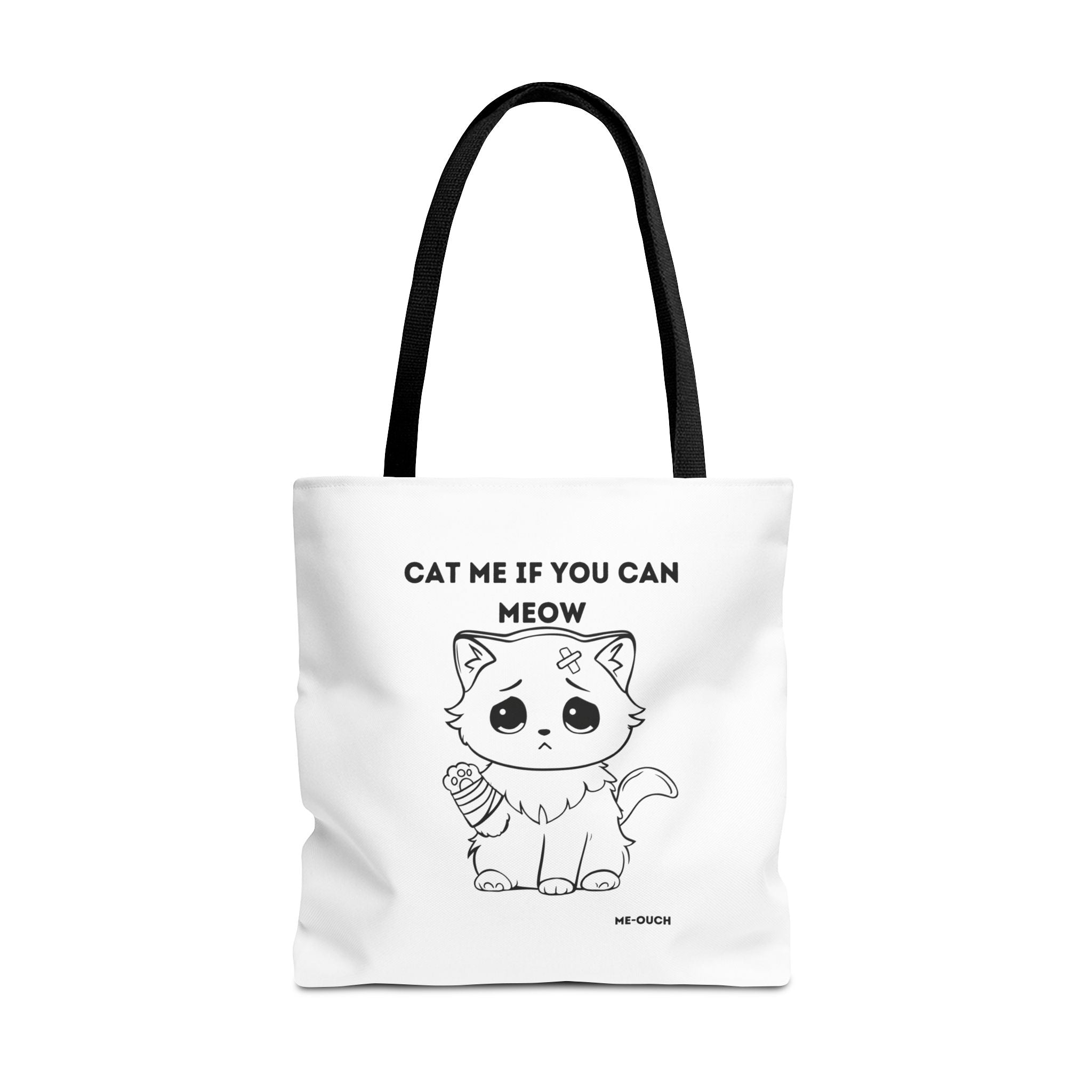 Me-Ouch Cat Me If You Can Meow Tote Bag